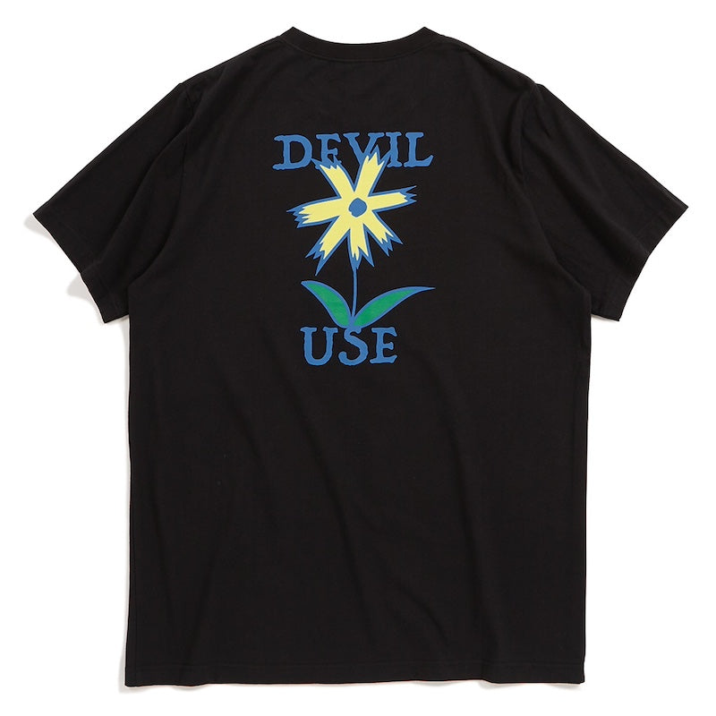 Deviluse　Tシャツ　"PRICKLY FLOWER TEE"　(Black)