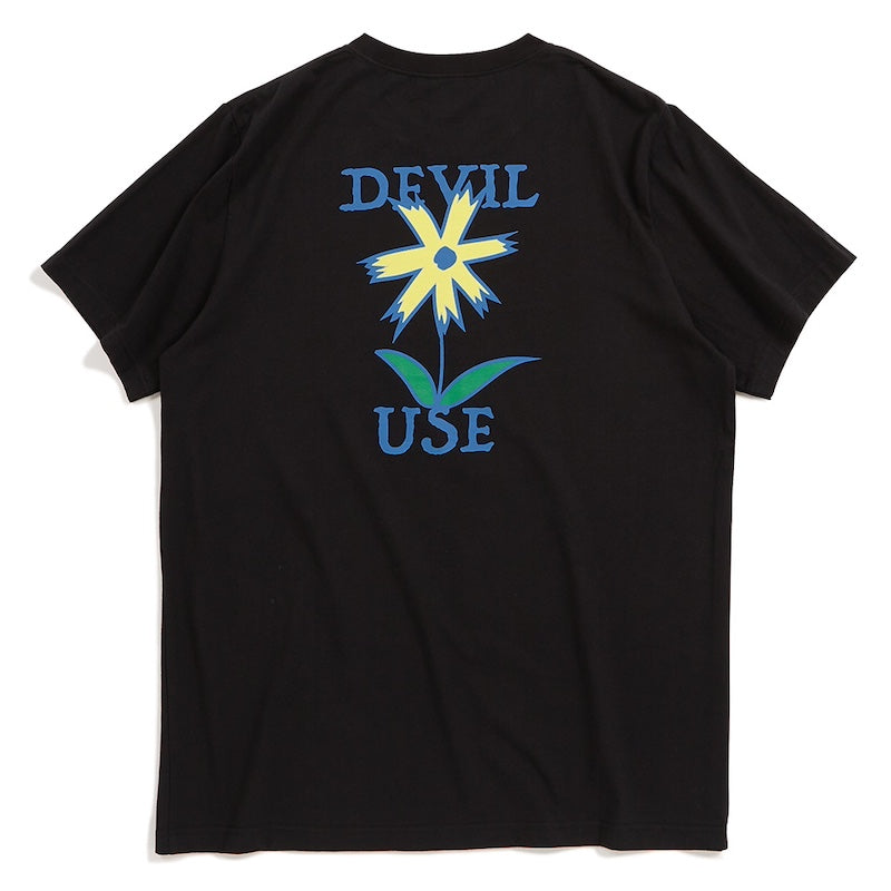 ★30%OFF★ Deviluse Tシャツ "PRICKLY FLOWER TEE" (Black)