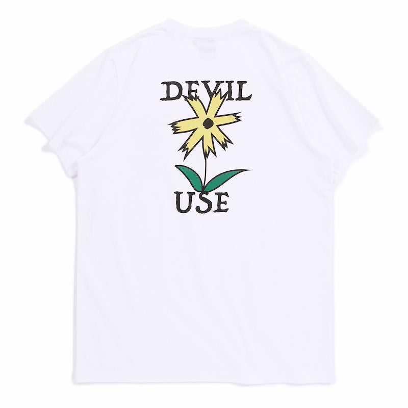 Deviluse Tシャツ "PRICKLY FLOWER TEE" (White)