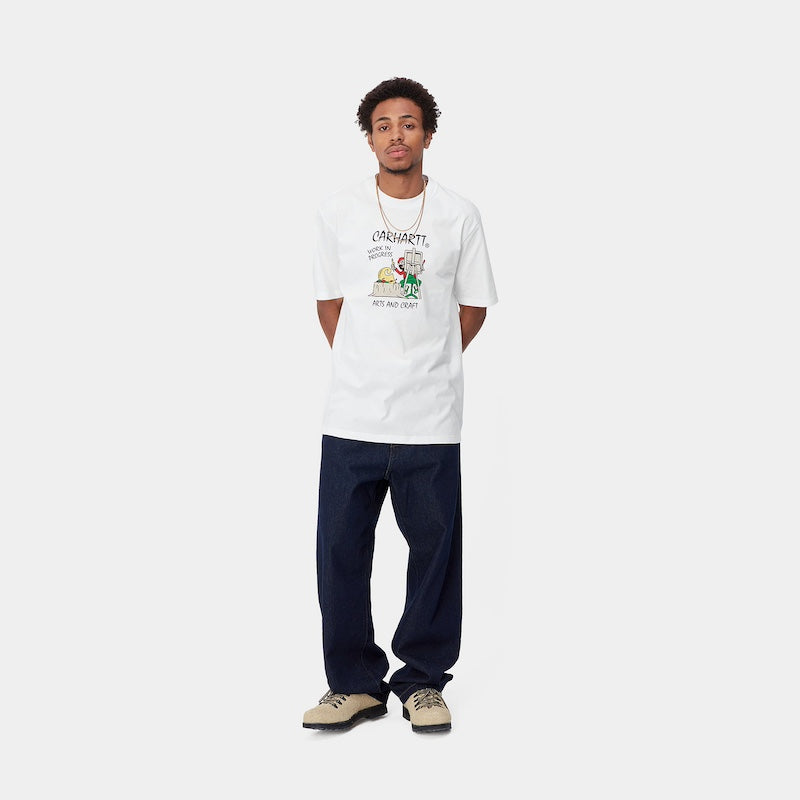 Carhartt WIP　Tシャツ　"S/S ART SUPPLY T-SHIRT"　(White)