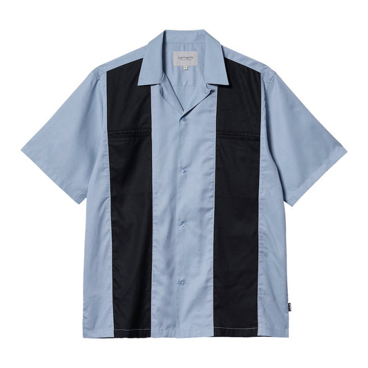 Carhartt WIP　S/Sシャツ　"S/S DURANGO SHIRT"　(Frosted Blue / Black)