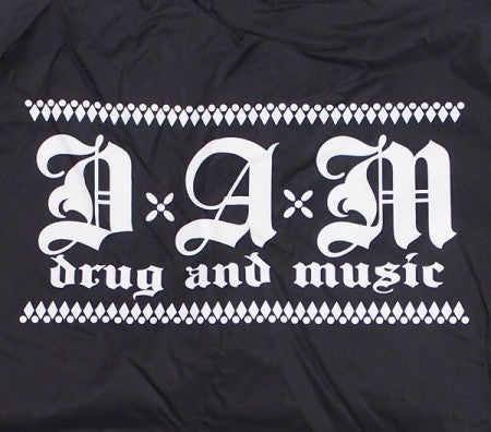 DxAxM コーチジャケット "KLASSIC WINDBREAKER" (Black/White)