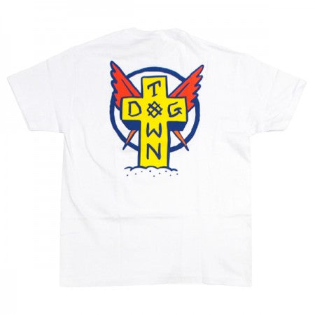 DOGTOWN　Tシャツ　" SCRATCH CROS TEE"　(White)