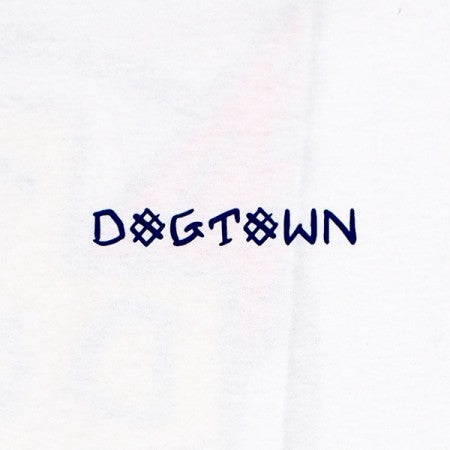 DOGTOWN Tシャツ " SCRATCH CROS TEE" (White)