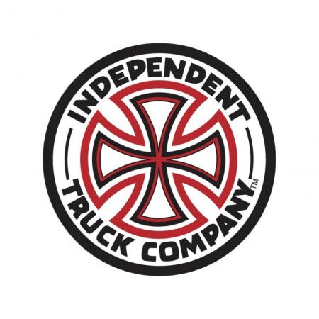 INDEPENDENT　ステッカー　"RED&WHITE CROSS 3"'"