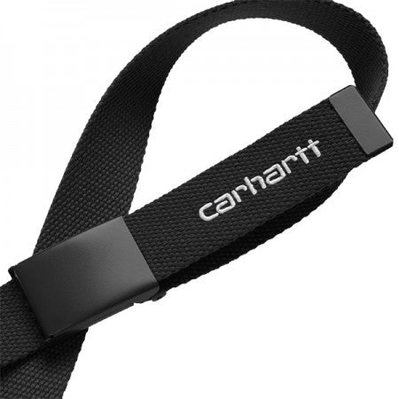 Carhartt WIP ベルト "SCRIPT BELT TONAL" (Black / White)