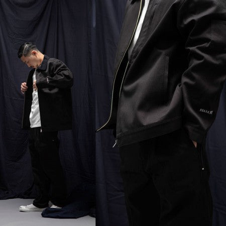 ROARK REVIVAL パンツ "ROARK × DICKIES - NEW TRAVEL PANTS - RELAX" (Black)