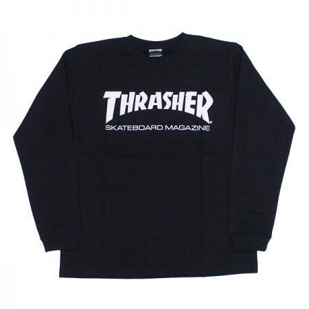 THRASHER　L/STシャツ　"MAG LOGO L/STEE"　(Black/White)
