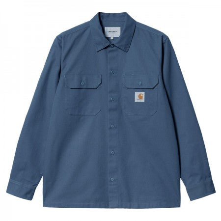 Carhartt WIP　L/Sシャツ　“L/S MASTER SHIRT"　(Storm Blue)