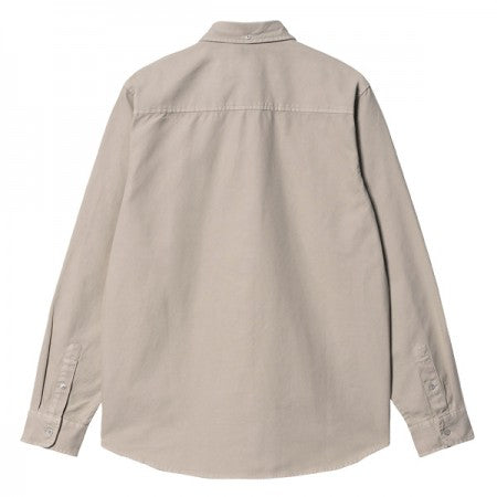 Carhartt WIP L/Sシャツ “L/S BOLTON SHIRT" (Wall garment dyed)