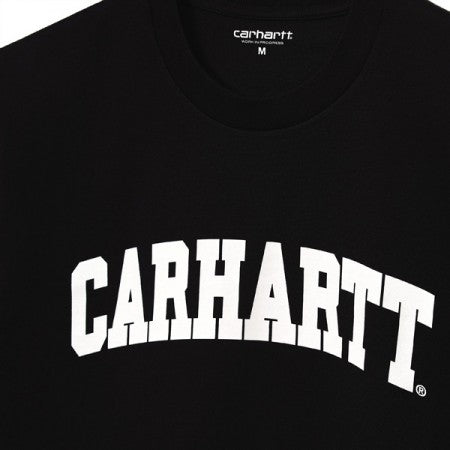 Carhartt WIP　Tシャツ　"S/S UNIVERSITY T-SHIRT"　(Black / White)