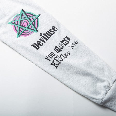 Deviluse L/STシャツ "GHOST L/S TEE" (Ash)