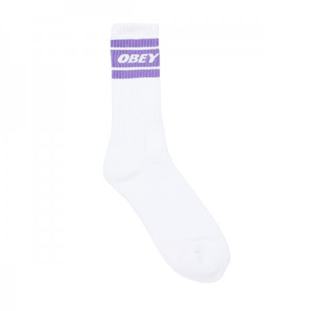 OBEY　ソックス　"COOPER Ⅱ SOCKS"　(White / Lavender Silk)