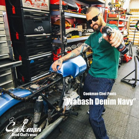 COOKMAN シェフパンツ "CHEF PANTS" (Wabash Denim / Navy)