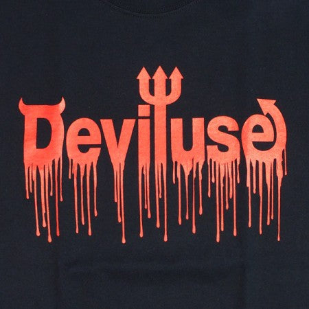 Deviluse Tシャツ "LOGO BLOOD TEE" (Black)