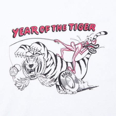 RADIALL Tシャツ "YEAR OF THE TIGER CREW NECK T-SHIRT S/S" (White)