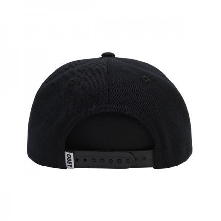OBEY キャップ "OBEY DAWG 6 PANEL CLASSIC SNAPBACK CAP" (Black)