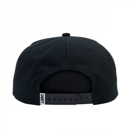 OBEY キャップ "OBEY LOWERCASE 5 PANEL SNAPBACK CAP" (Black)
