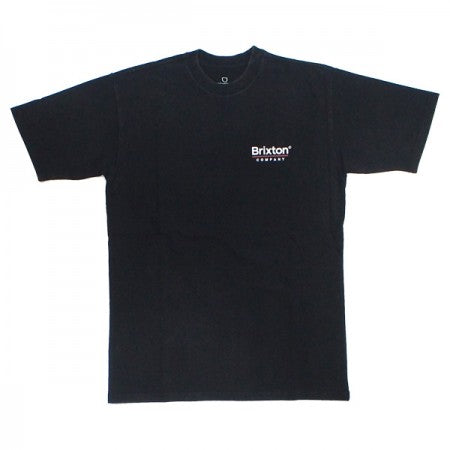 BRIXTON Tシャツ "PALMER LINE S/S STANDARD TEE" (Worn Wash Black)