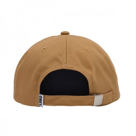 OBEY キャップ "BOLD TWILL 6 PANEL STRAPBACK CAP" (Brown Butter)