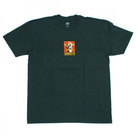 OBEY　Tシャツ　"OBEY FIST CLASSIC TEE"　(Forest Green)