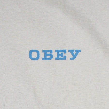 OBEY Tシャツ "OBEY DESTRUCTION AND CONSTRUCTION CLASSIC TEE" (Cream)