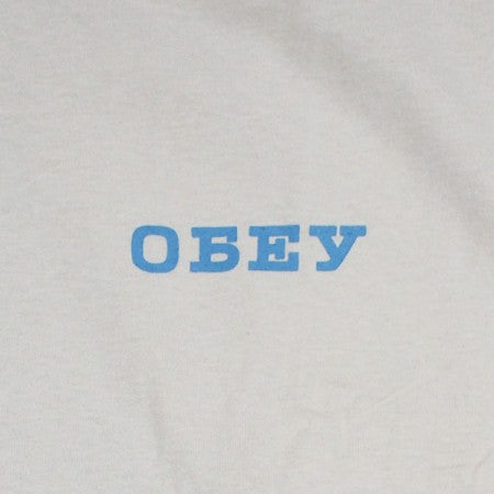 OBEY　Tシャツ　"OBEY DESTRUCTION AND CONSTRUCTION CLASSIC TEE"　(Cream)