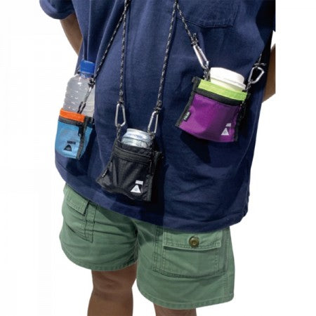 POLeR ミニポーチ "STUFFABLE DRINK POUCH" (Black)