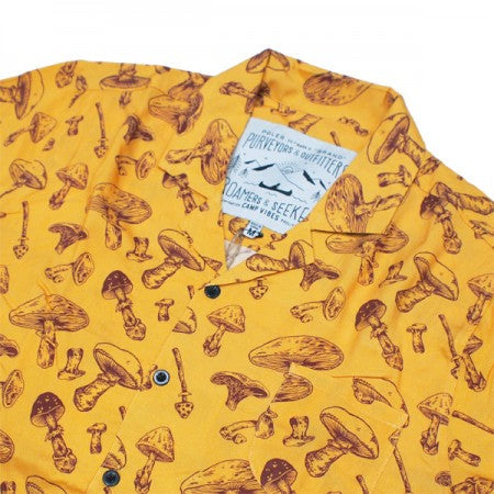 POLeR S/Sシャツ "ALOHA SHIRT" (Goomer Brown)