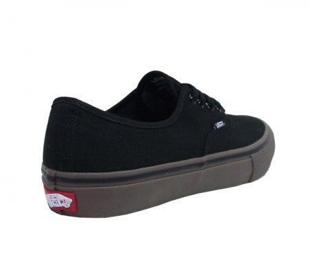 VANS "AUTHENTIC PRO" (CANVAS) Black/Gum