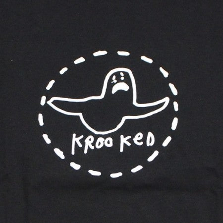 KROOKED Tシャツ "TRINITY TEE" (Black / White)