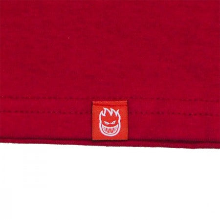 SPITFIRE　Tシャツ　"BIGHEAD TEE"　(Cardinal / Orange)