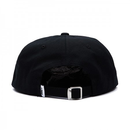 OBEY キャップ "ICON FACE 6 PANEL STRAPBACK CAP" (Black)