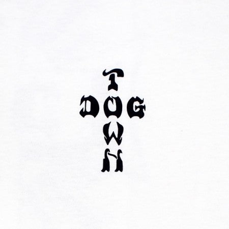 DOGTOWN Tシャツ "CROSS LOGO TEE" (White)