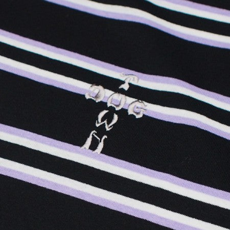 DOGTOWN Tシャツ "CROSS LOGO BORDER S/S TEE" (Purple)