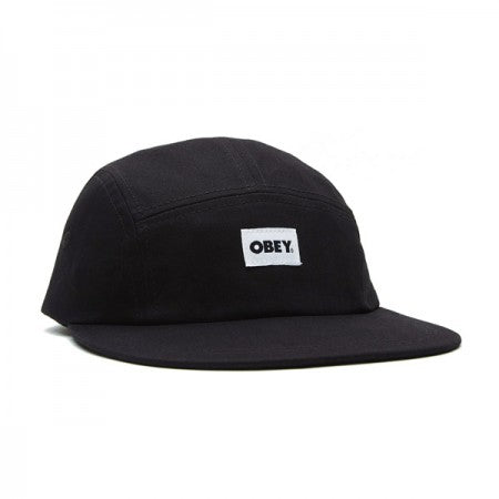 OBEY　キャップ　"BOLD LABEL ORGANIC 5 PANEL HAT"　(Black)