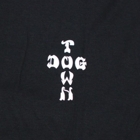 DOGTOWN Tシャツ "CROSS LOGO VENICE TEE" (Black / White)