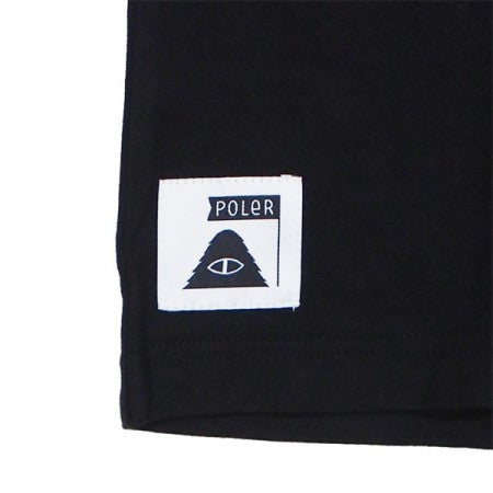 POLeR L/STシャツ "HIGHEST STD RELAX FIT L/S TEE" (Black)