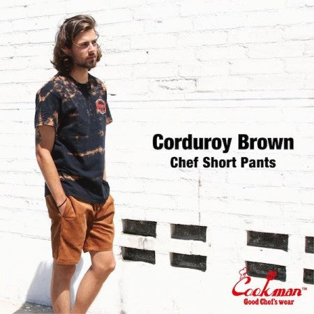COOKMAN ショーツ "CHEF SHORT PANTS" (Corduroy / Brown)