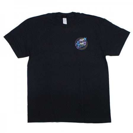 SANTA CRUZ Tシャツ "HOLO FLAME DOT TEE" (Black)