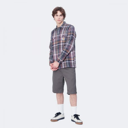 Carhartt WIP ショーツ MASTER SHORT グレー 商品画像 正面 全身
