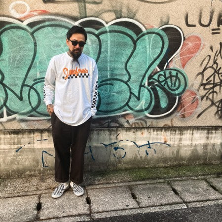 MINOS　L/STシャツ　"OLD SF COTTON LS / TEE"　(White)
