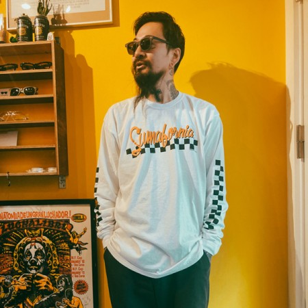 MINOS L/STシャツ "OLD SF COTTON LS / TEE" (White)