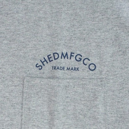 Shed Tシャツ "arch" (gray/navy)