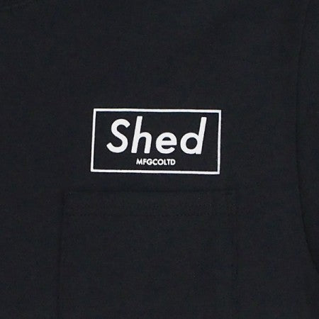 Shed Tシャツ "PO box" (Black)