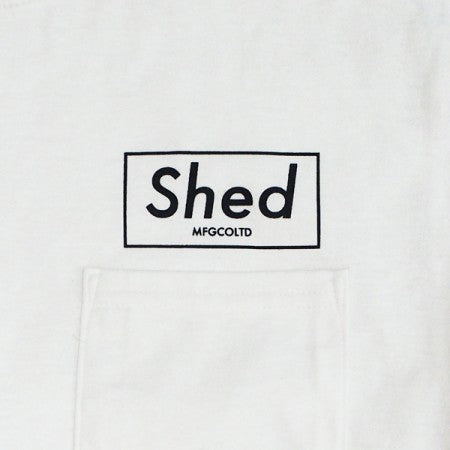 Shed Tシャツ "PO box" (White)