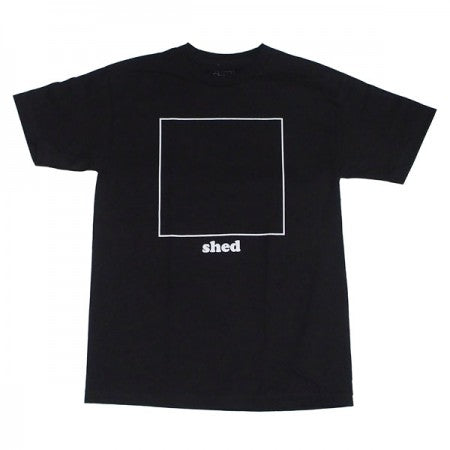 Shed Tシャツ "square" (black)
