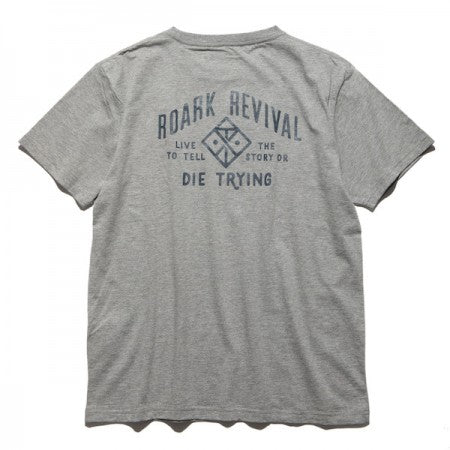 ROARK REVIVAL　Tシャツ　"LIVE TO TELL TEE"　(Heather Gray)