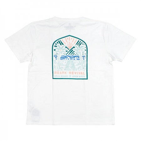 ROARK REVIVAL　Tシャツ　"PALM EYES TEE"　(White)