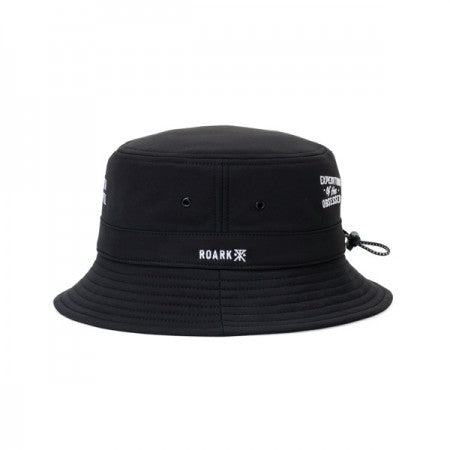 ROARK REVIVAL　ハット　"TRIP OBSESSED WEATHER BUCKET HAT - MID HEIGHT"　(Black)